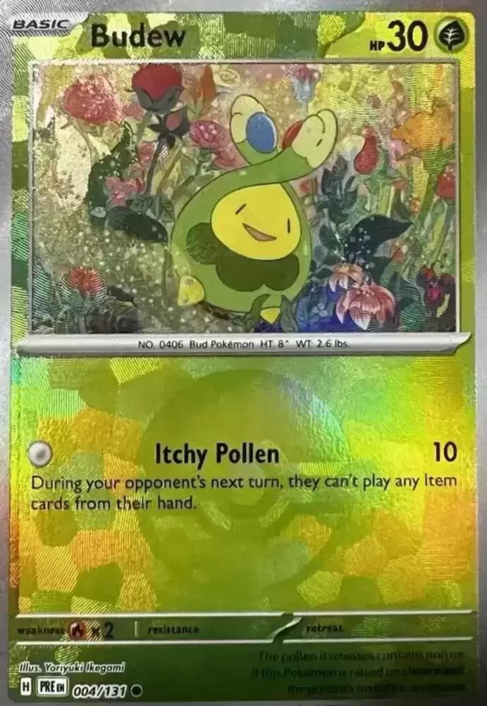 Prismatic Evolutions PREEN - Budew Poké Ball