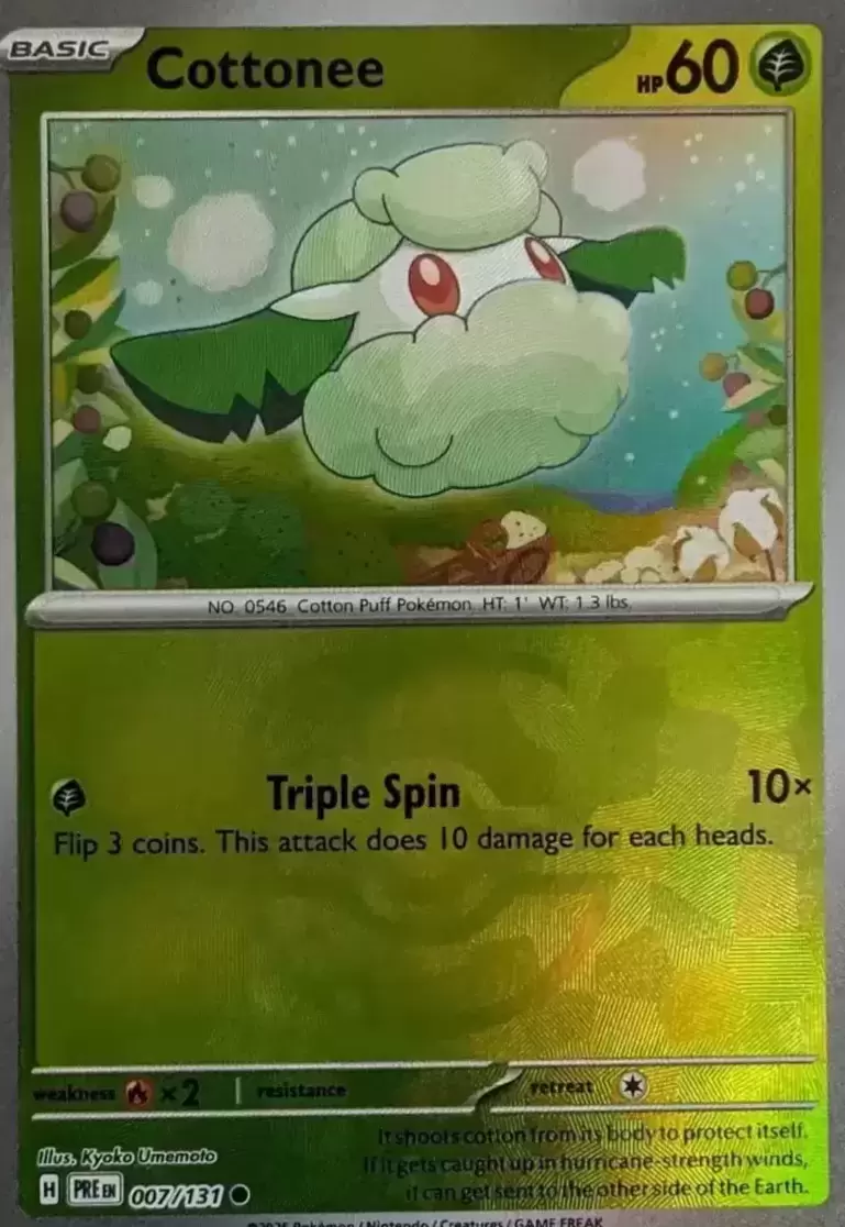 Prismatic Evolutions PREEN - Cottonee Master Ball