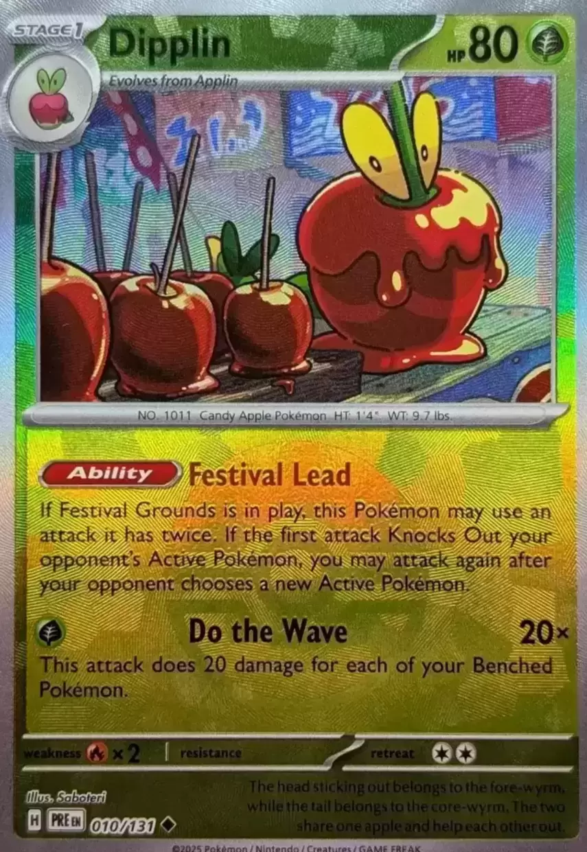 Prismatic Evolutions PREEN - Dipplin Poké Ball