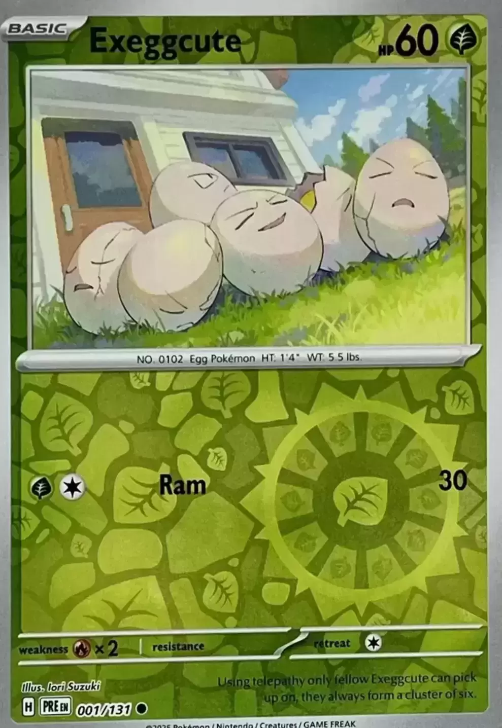 Prismatic Evolutions PREEN - Exeggcute Reverse