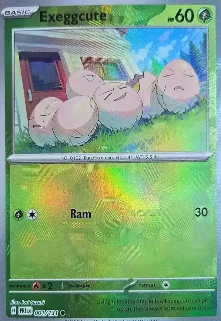 Prismatic Evolutions PREEN - Exeggcute Poké Ball