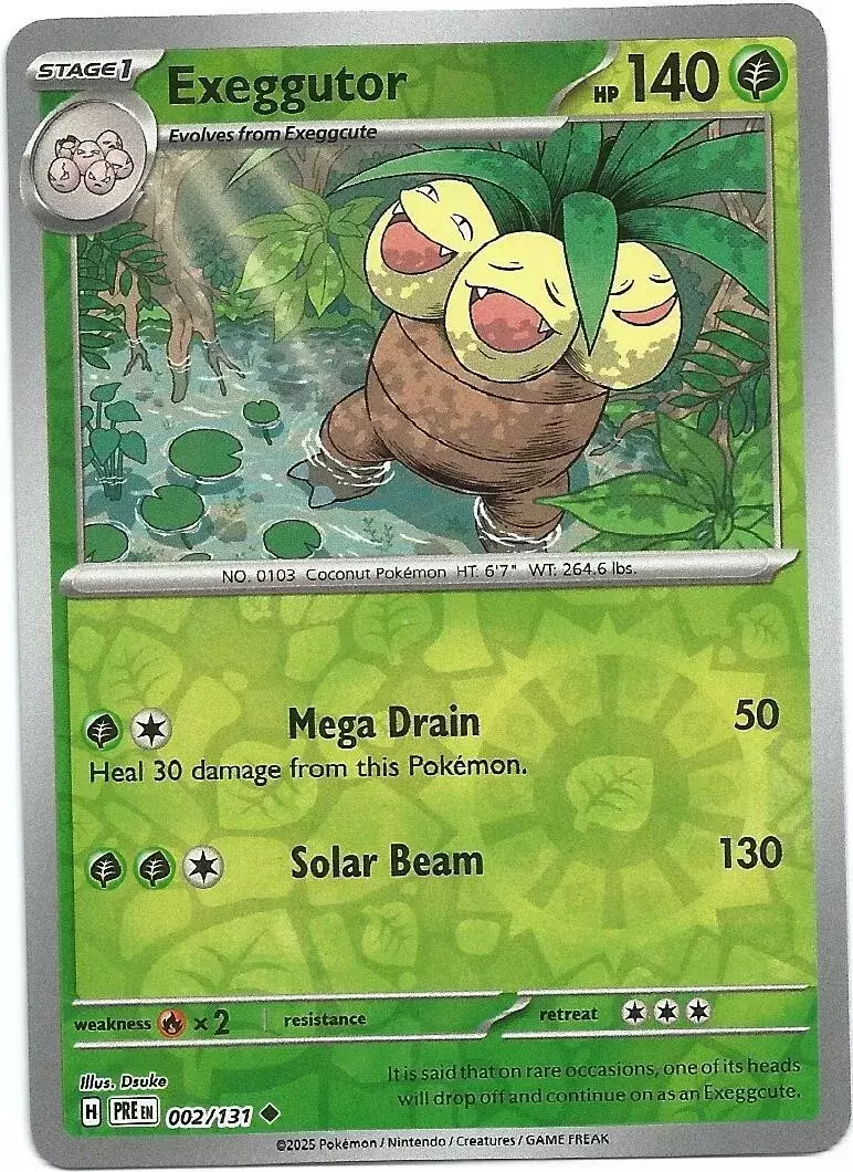Prismatic Evolutions PREEN - Exeggutor Reverse