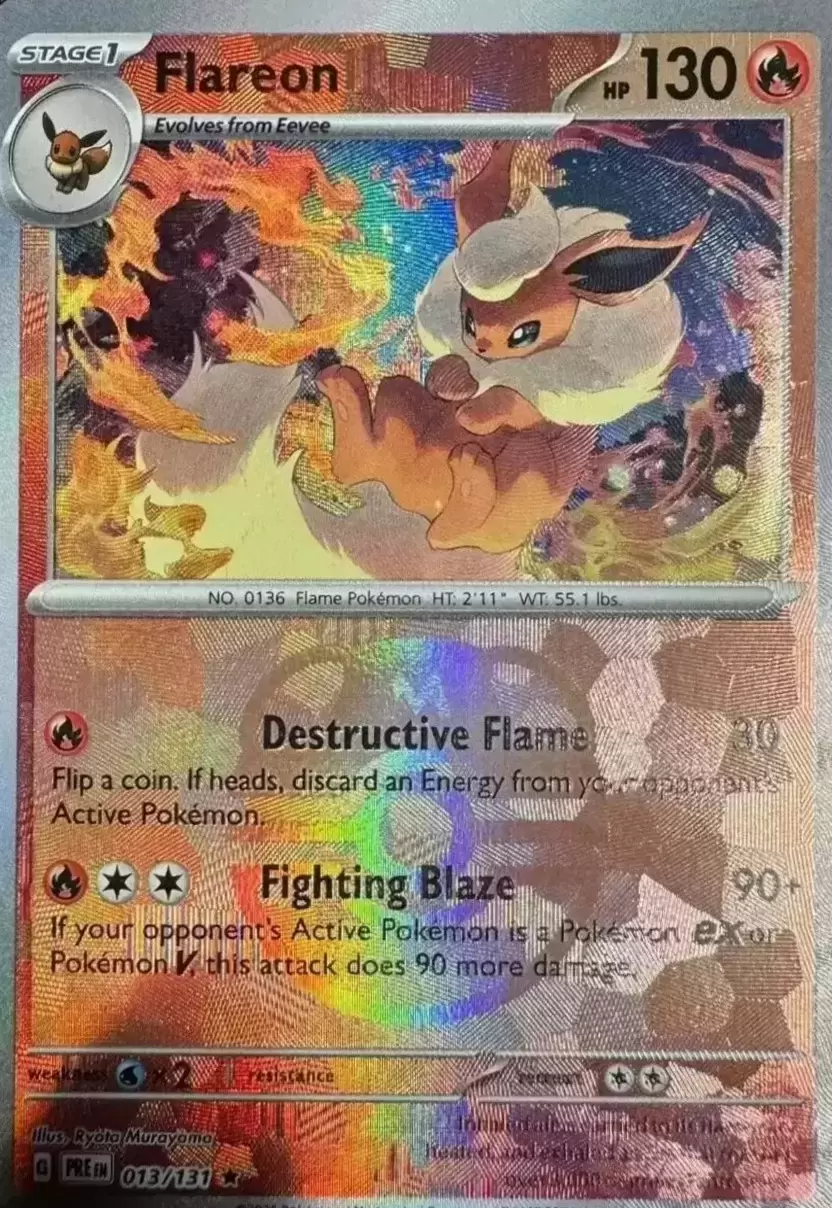 Prismatic Evolutions PREEN - Flareon Master Ball
