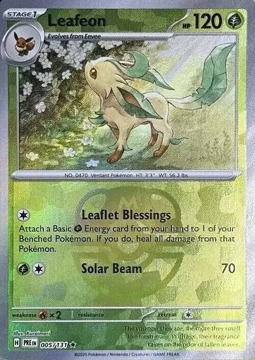 Prismatic Evolutions PREEN - Leafeon Master Ball