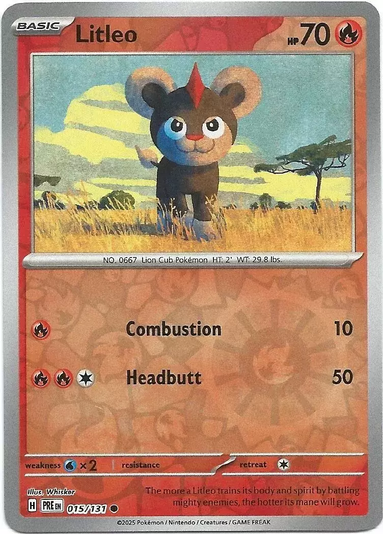 Prismatic Evolutions PREEN - Litleo Reverse