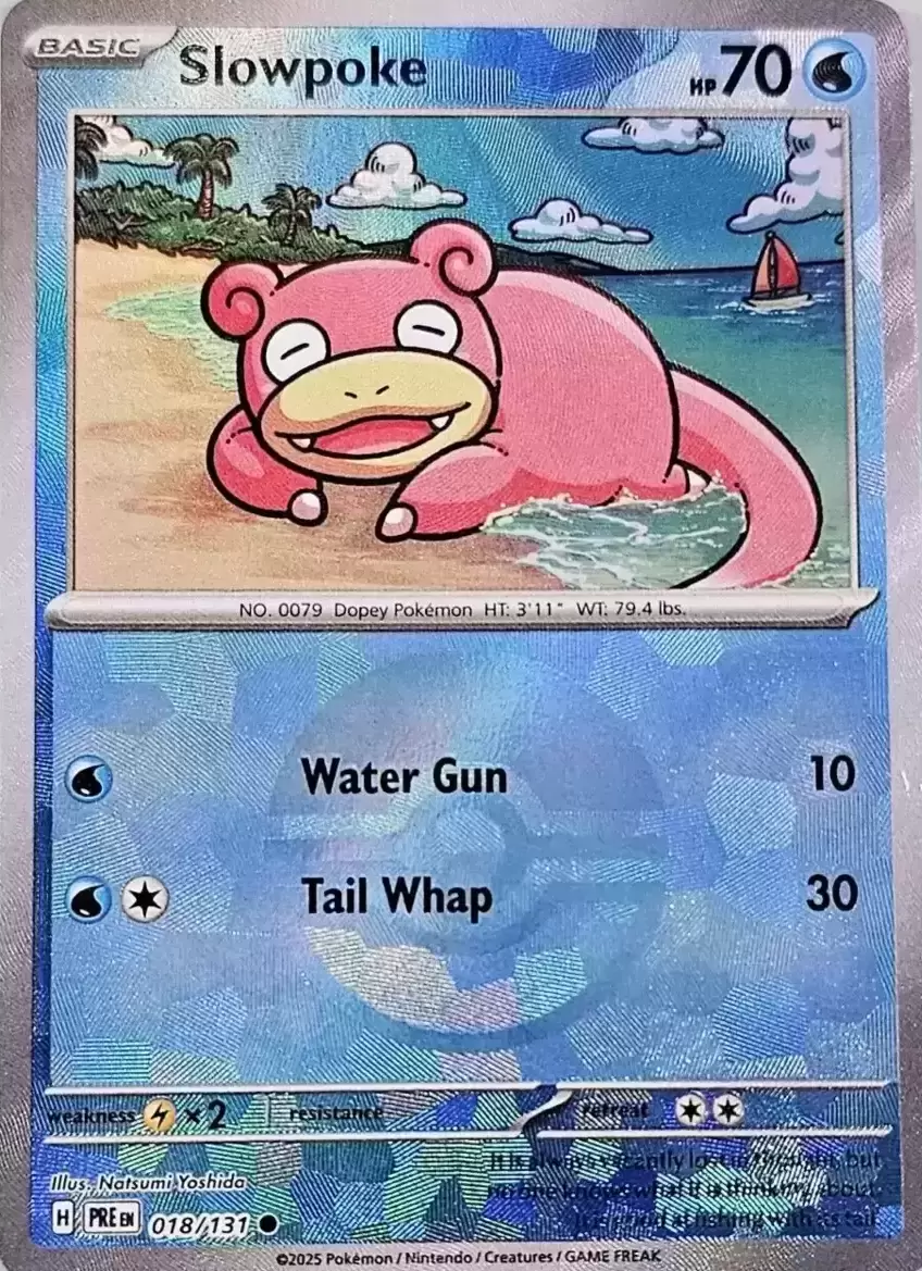 Prismatic Evolutions PREEN - Slowpoke Poké Ball