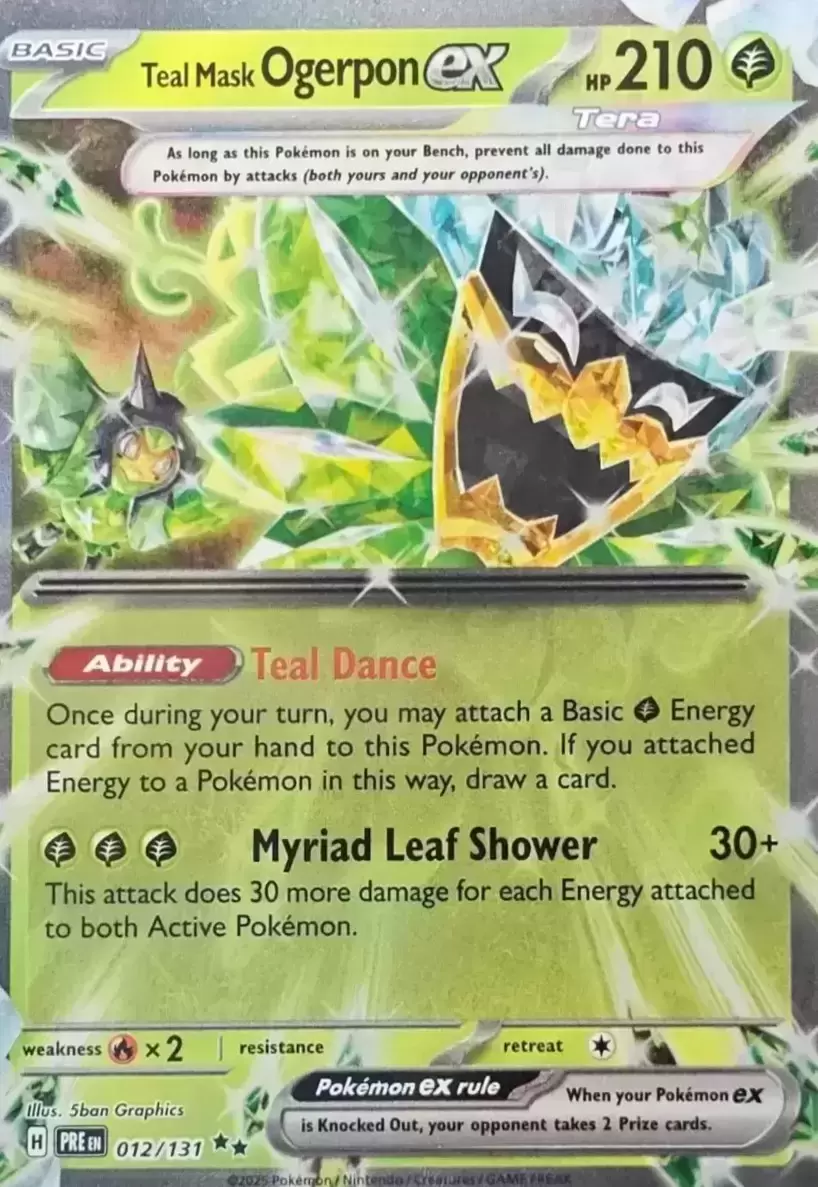Prismatic Evolutions PREEN - Teal Mask Ogerpon EX