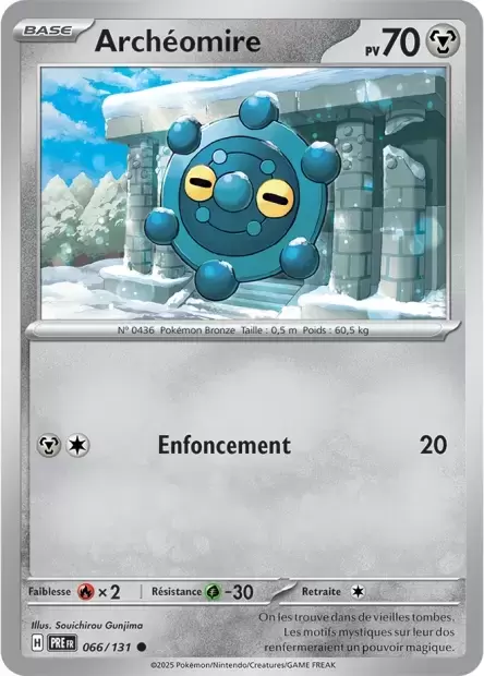 Evolutions prismatiques - PREFR - Archéomire