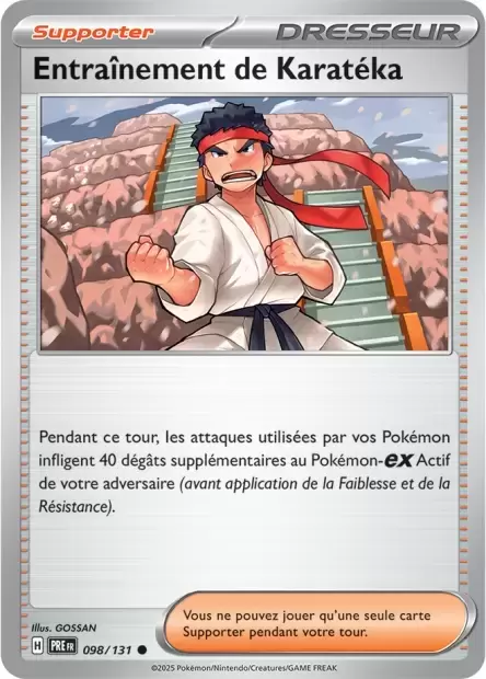 Evolutions prismatiques - PREFR - Entraînement de Karatéka