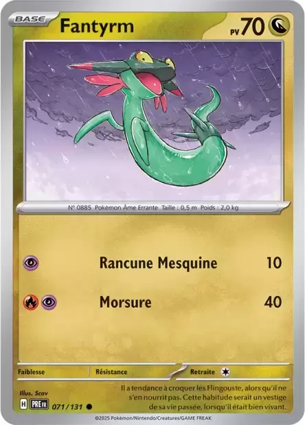 Evolutions prismatiques - PREFR - Fantyrm