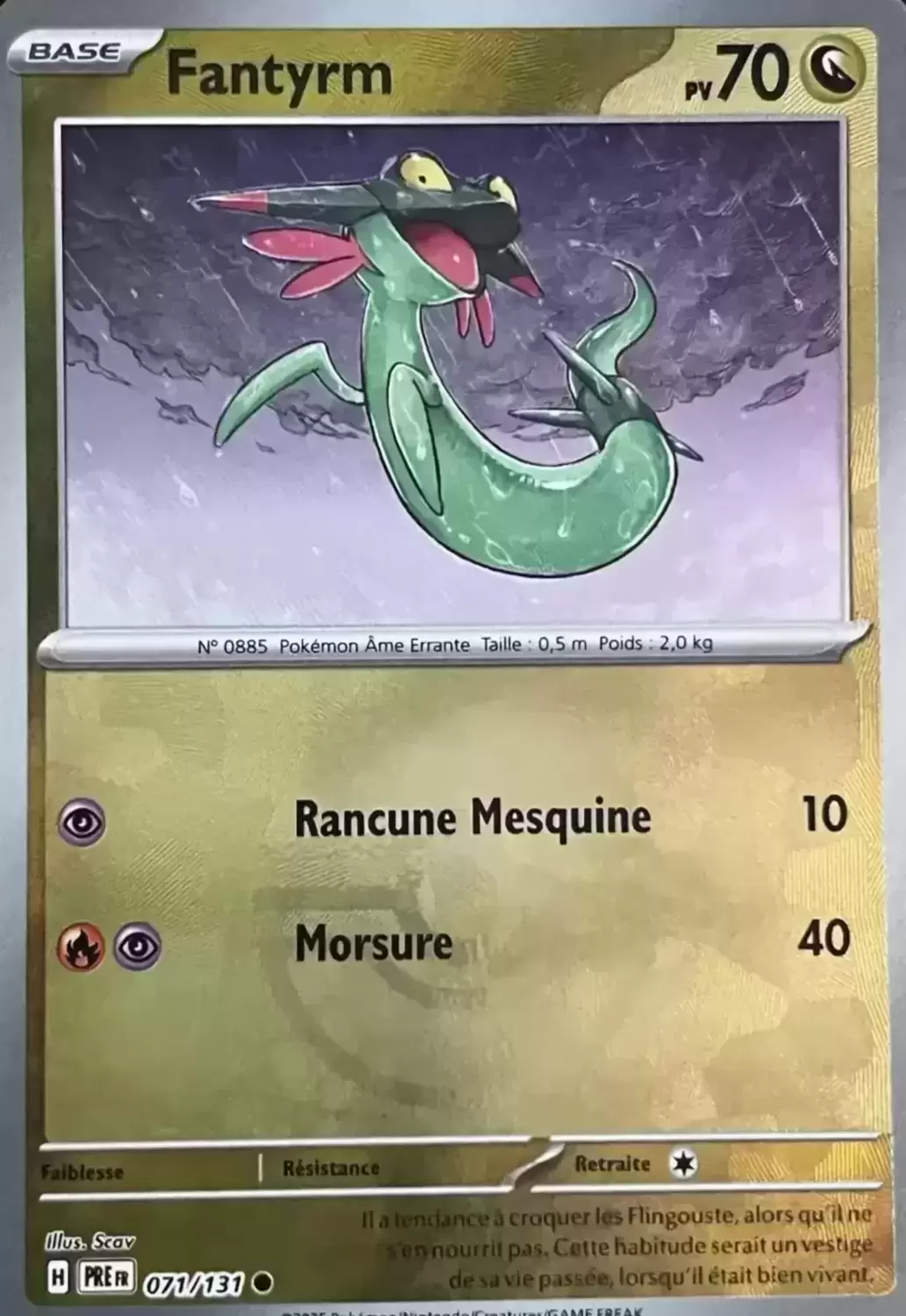 Evolutions prismatiques - PREFR - Fantyrm Poké Ball