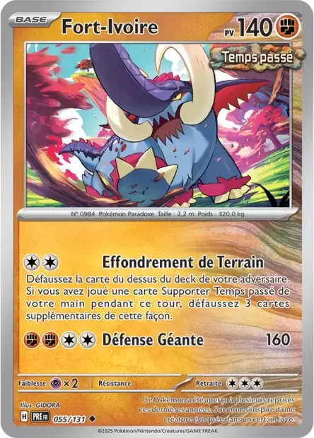 Evolutions prismatiques - PREFR - Fort-Ivoire