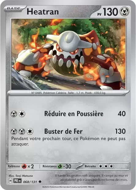 Evolutions prismatiques - PREFR - Heatran