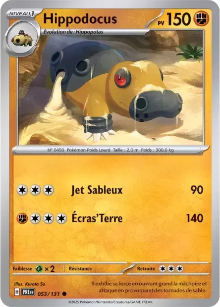 Evolutions prismatiques - PREFR - Hippodocus