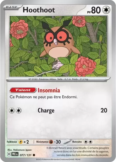 Evolutions prismatiques - PREFR - Hoothoot