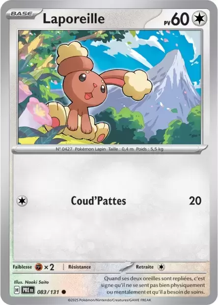Evolutions prismatiques - PREFR - Laporeille
