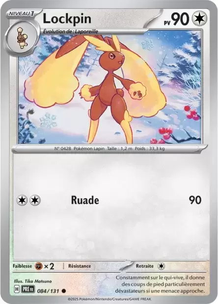 Evolutions prismatiques - PREFR - Lockpin