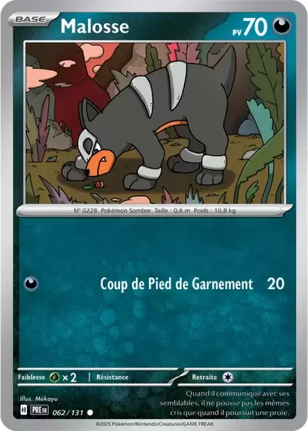 Evolutions prismatiques - PREFR - Malosse