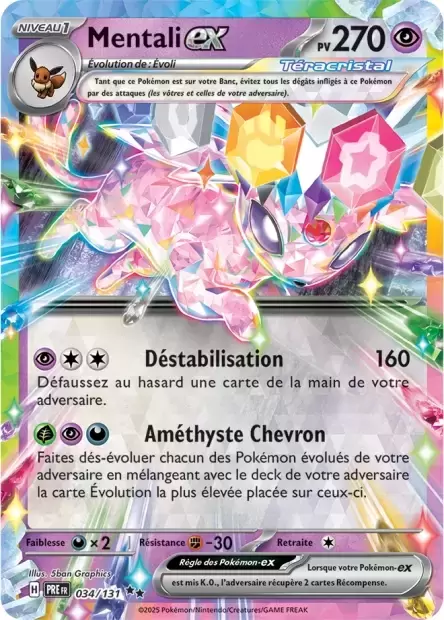Evolutions prismatiques - PREFR - Mentali EX