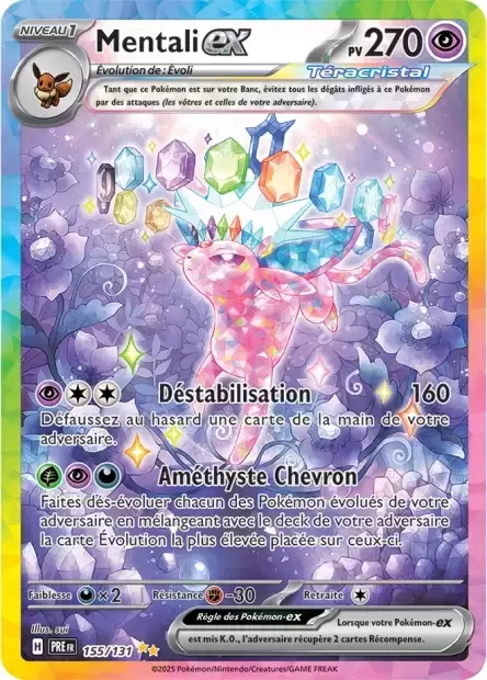 Evolutions prismatiques - PREFR - Mentali EX
