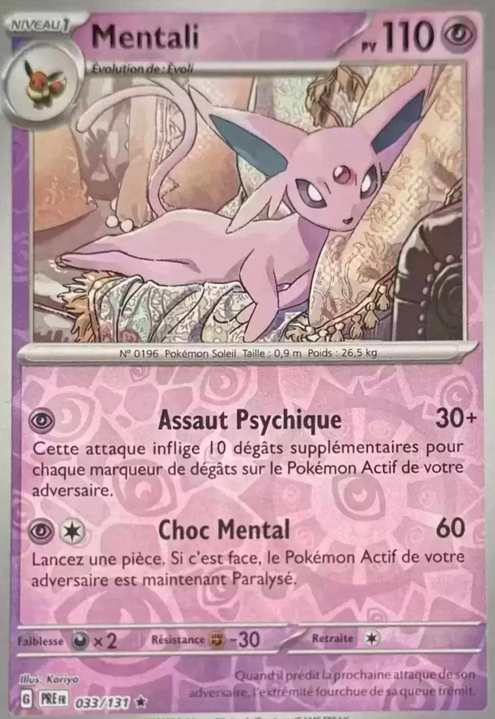 Evolutions prismatiques - PREFR - Mentali Reverse