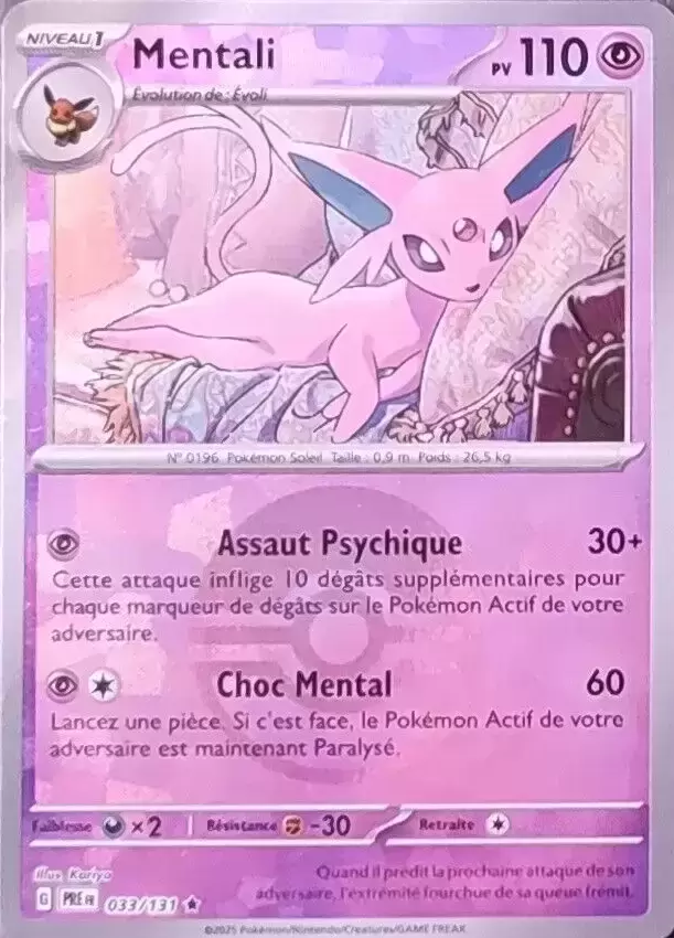 Evolutions prismatiques - PREFR - Mentali Poké Ball