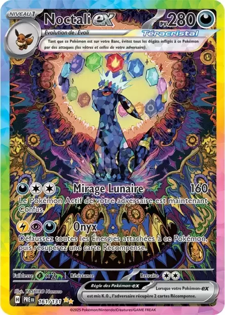 Evolutions prismatiques - PREFR - Noctali EX