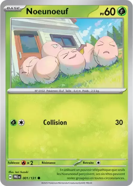 Evolutions prismatiques - PREFR - Noeunoeuf