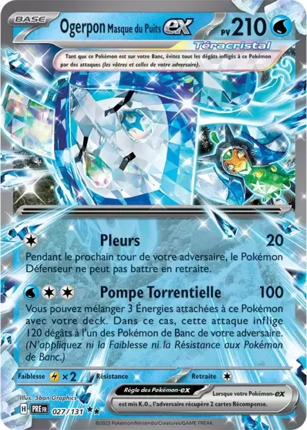 Evolutions prismatiques - PREFR - Ogerpon Masque du Puits EX
