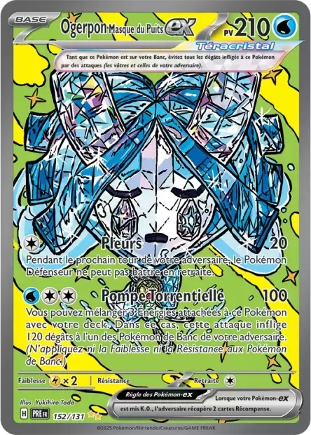 Evolutions prismatiques - PREFR - Ogerpon Masque du Puits EX