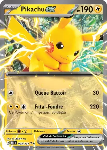 Evolutions prismatiques - PREFR - Pikachu EX