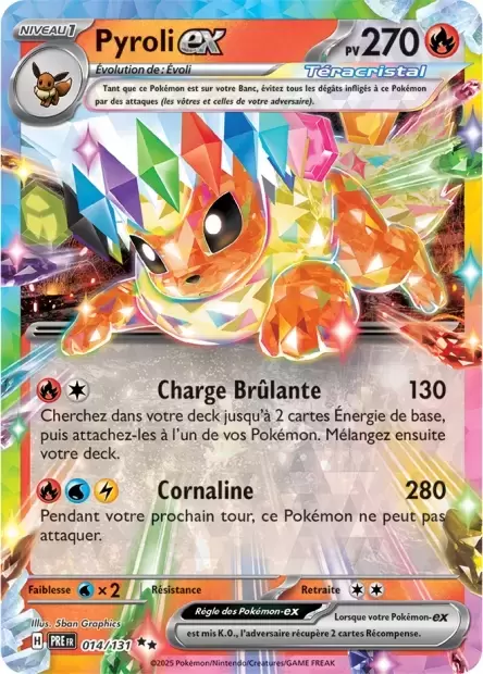 Evolutions prismatiques - PREFR - Pyroli EX