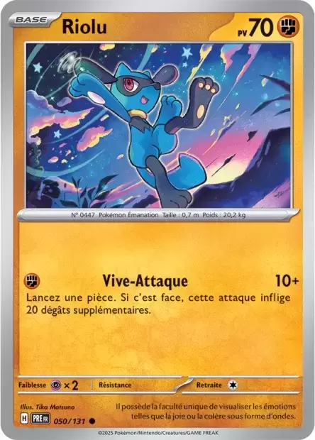 Evolutions prismatiques - PREFR - Riolu