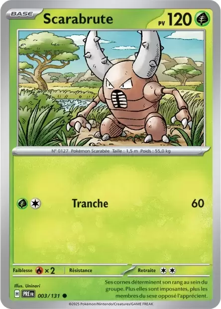 Evolutions prismatiques - PREFR - Scarabrute