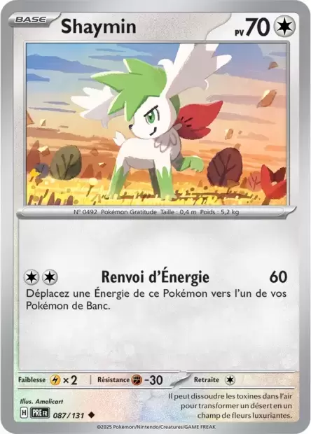 Evolutions prismatiques - PREFR - Shaymin