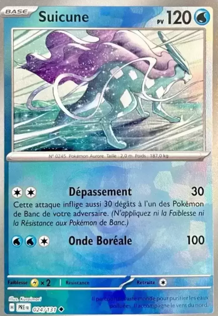 Evolutions prismatiques - PREFR - Suicune Master Ball