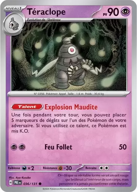 Evolutions prismatiques - PREFR - Téraclope