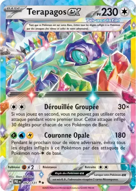 Evolutions prismatiques - PREFR - Terapagos EX