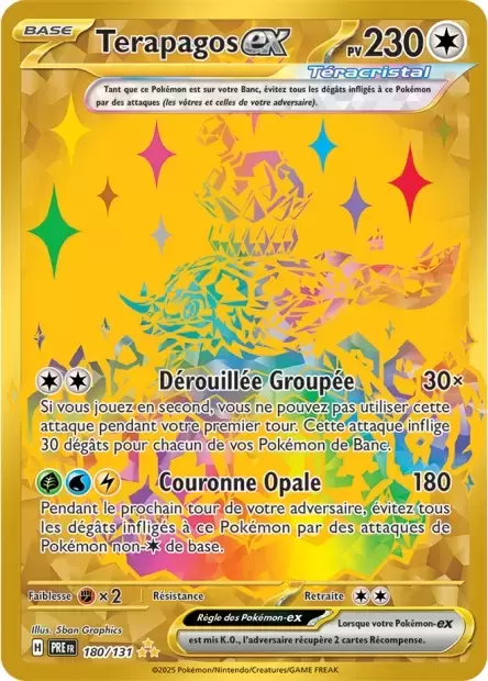 Evolutions prismatiques - PREFR - Terapagos EX