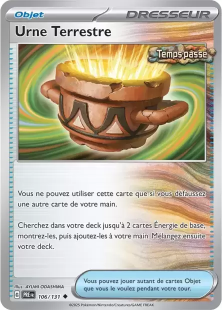 Evolutions prismatiques - PREFR - Urne Terrestre