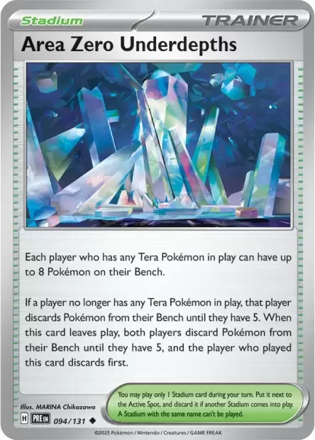 Prismatic Evolutions PREEN - Area Zero Underdepths