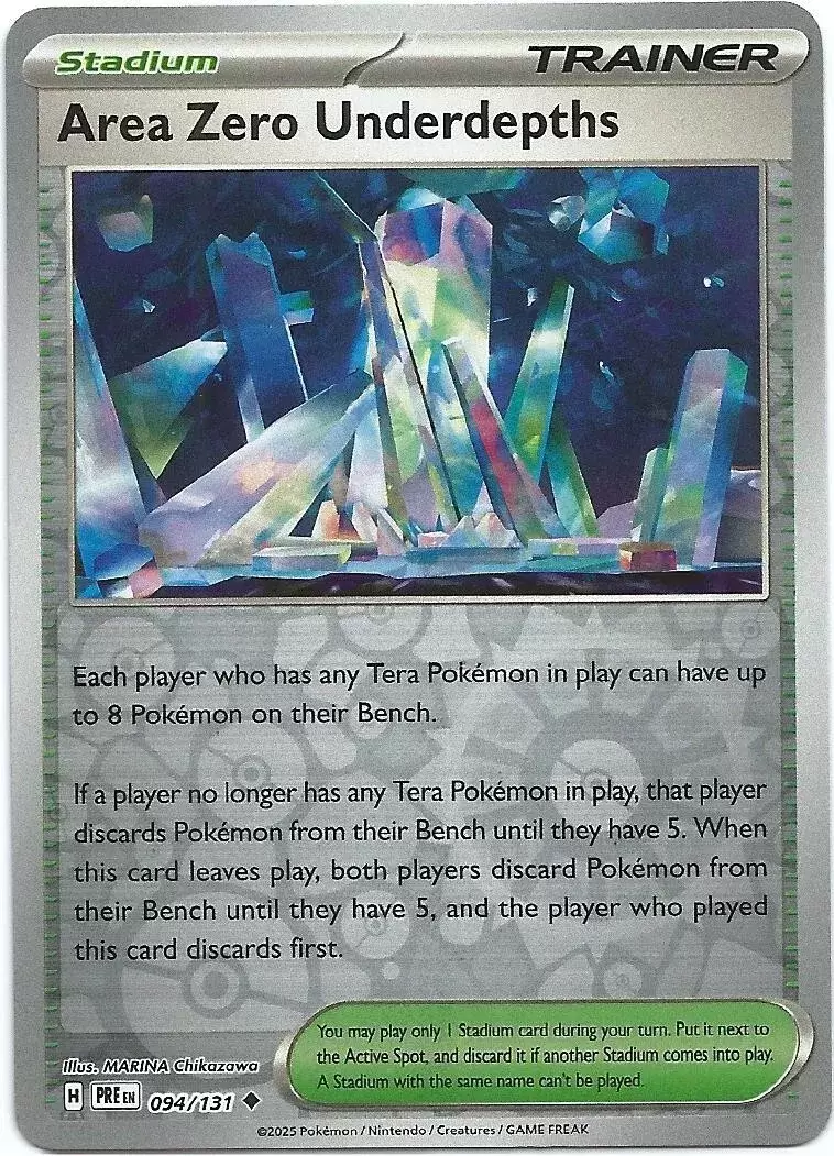 Prismatic Evolutions PREEN - Area Zero Underdepths Reverse