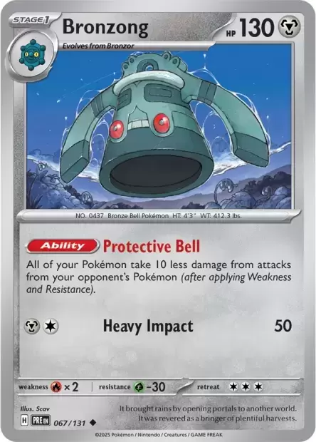 Prismatic Evolutions PREEN - Bronzong