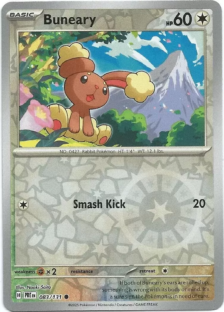 Prismatic Evolutions PREEN - Buneary Reverse