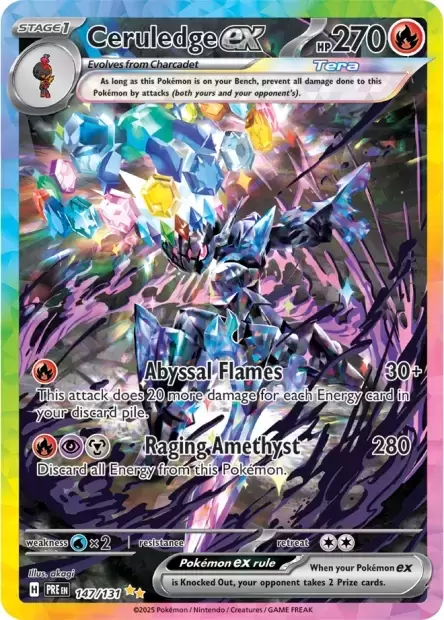 Prismatic Evolutions PREEN - Ceruledge EX