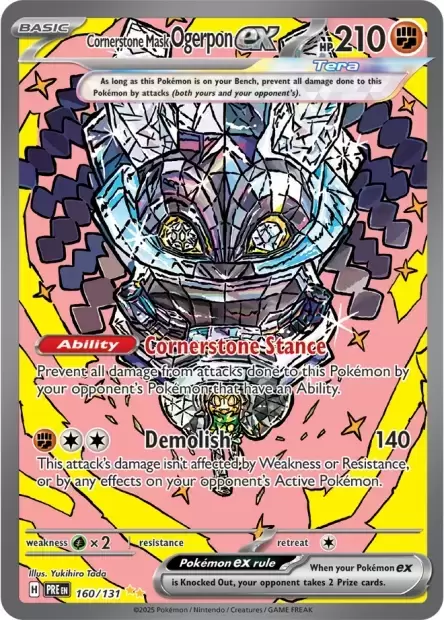 Prismatic Evolutions PREEN - Cornerstone Mask Ogerpon EX