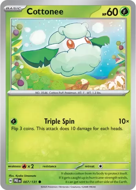 Prismatic Evolutions PREEN - Cottonee