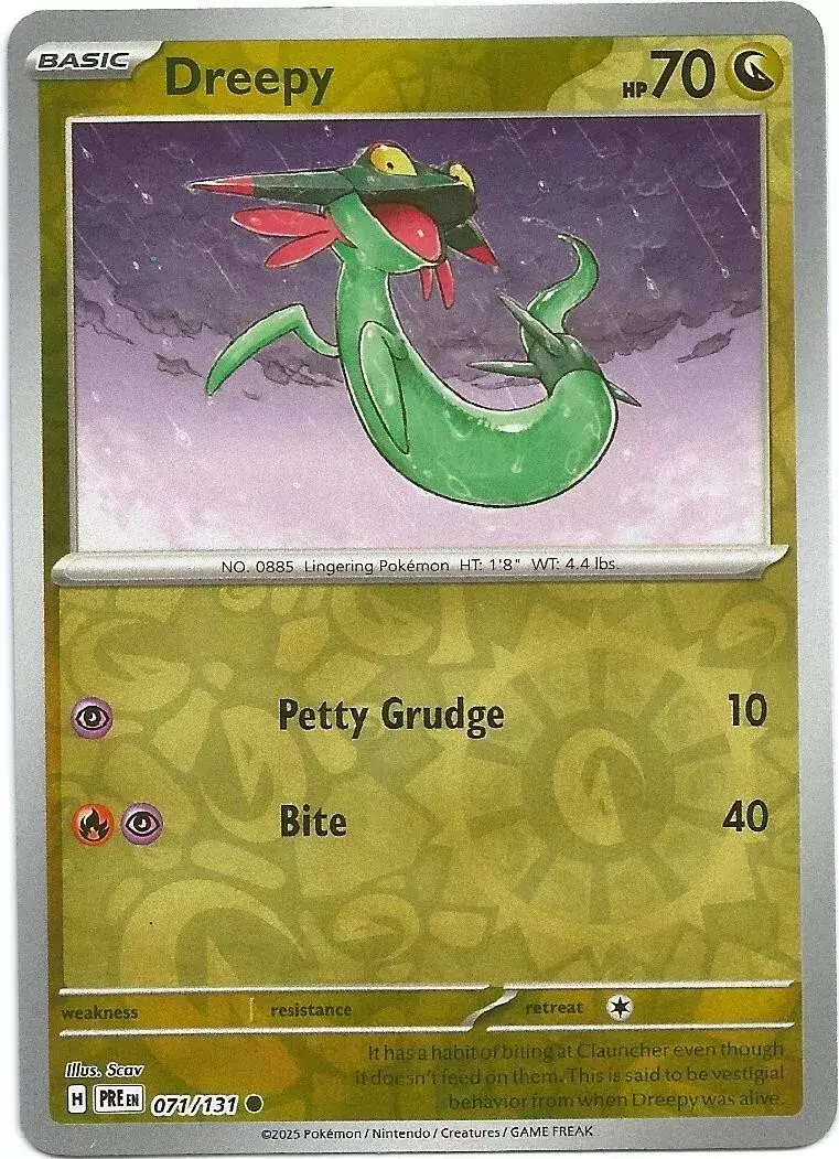 Prismatic Evolutions PREEN - Dreepy Reverse