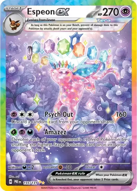 Prismatic Evolutions PREEN - Espeon EX