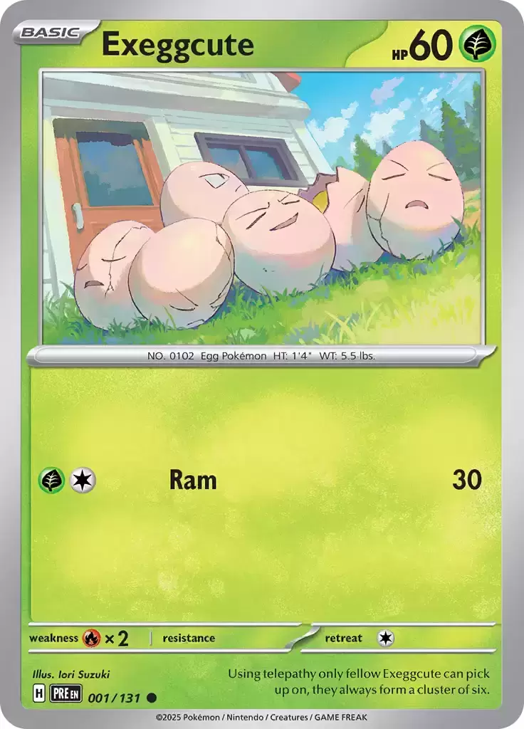 Prismatic Evolutions PREEN - Exeggcute